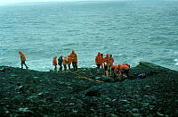 Landsambandsæfing 1981, björgun undirbúin við Brimurðarloft..jpg